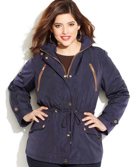 michael kors coat blue